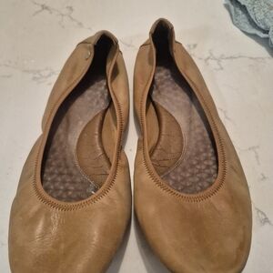 Hush Puppies Brown Leather Flats
